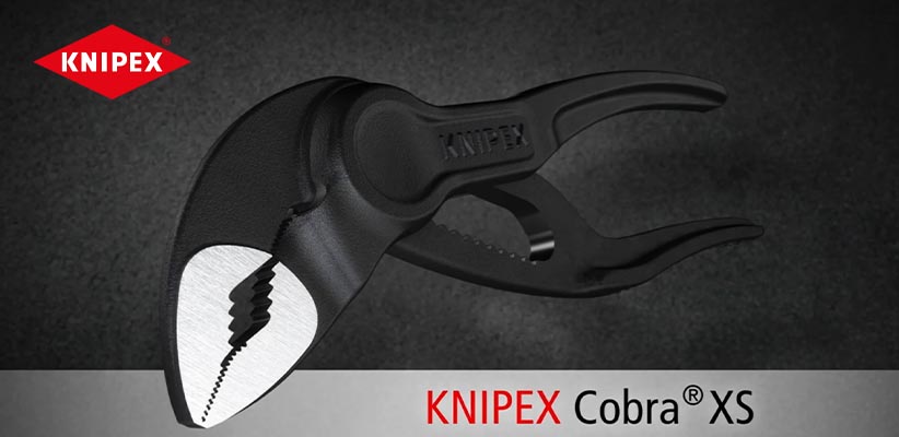 ประแจคีม KNIPEX Cobra® เป็นทั้งคีมและประแจในเครื่องมือตัวเดียว