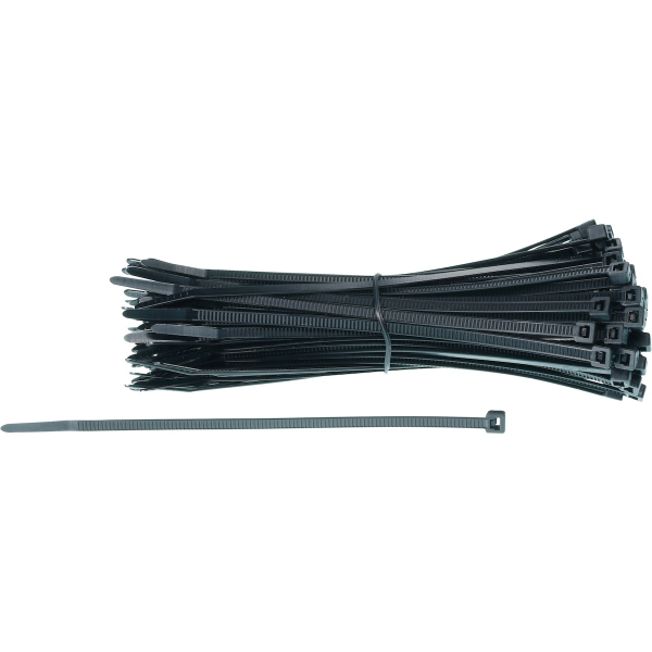 เครื่องมือช่าง เคมีภัณฑ์ Cable ties 1 pack = 100 pieces, black