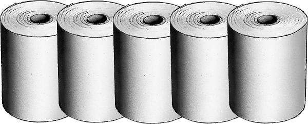 Set of thermal paper rolls (5 rolls)