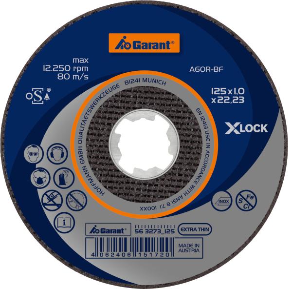 Cut-off disc inox 115x1 x-lock