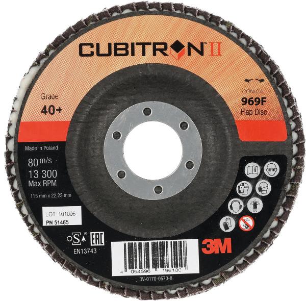 Flap disc 969f 115mm conical #60