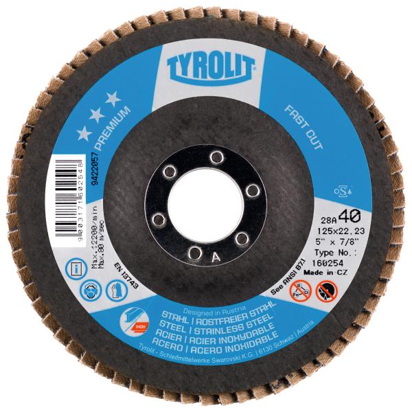 Flap disc 125mm, (ZA) 40