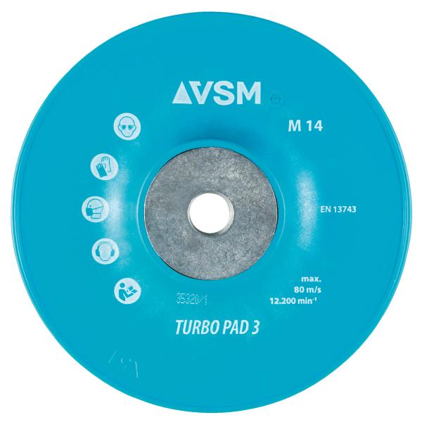 Backing pad Turbo Pad 3 hard / ripped | H.M Group Thailand