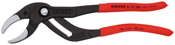Pipe grip pliers, serrated gripping jaws #250 (81 01 250)