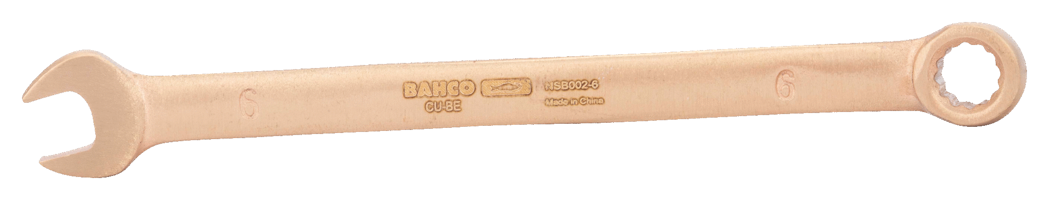 ประแจแหวนปากตาย ทองแดง BAHCO Non-Sparking Metric Combination Wrenches Copper Beryllium