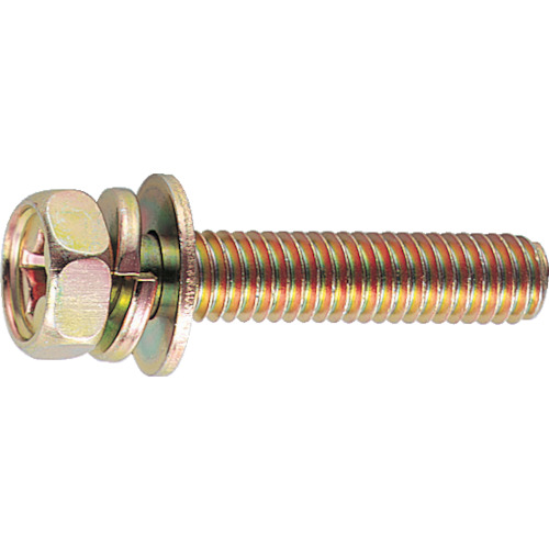 TRUSCO Hexagon Head Screw with Captive Washer（steel）