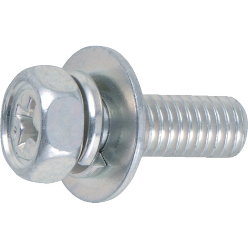 TRUSCO Hexagon Head Screw with Captive Washer（steel）