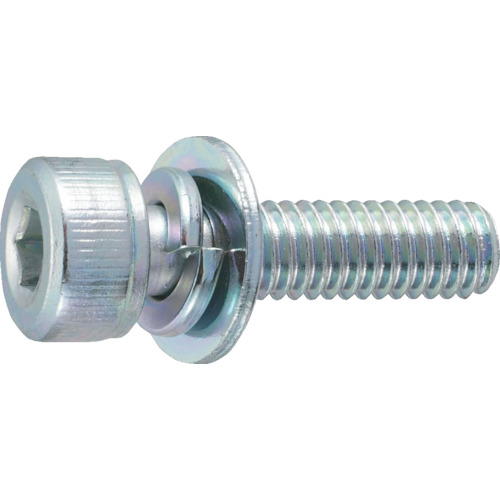 TRUSCO Hexagon Socket Screw with Captive Washer（steel）