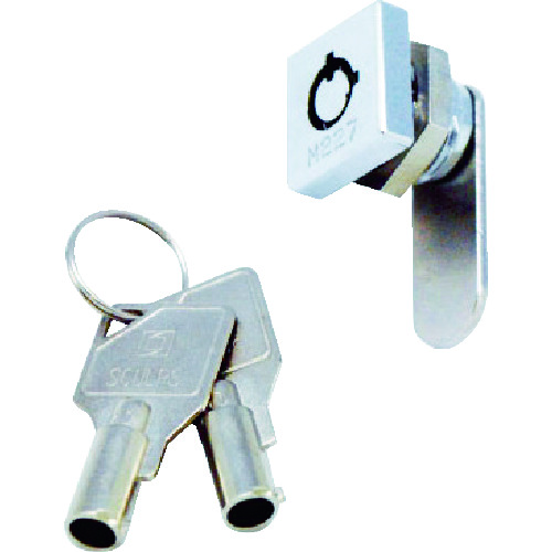 TRUSCO Cylinder Lock Mini Square Lock