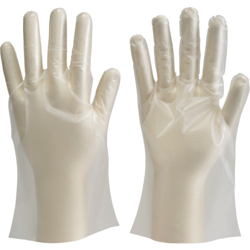 TRUSCO Polyethylene Disposable Gloves（100 sheets）