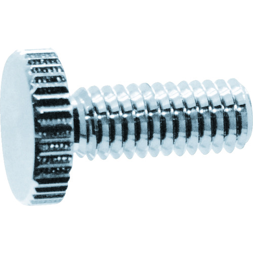 TRUSCO Decorative Cheese Head Screw Vertically Knurled Low Head