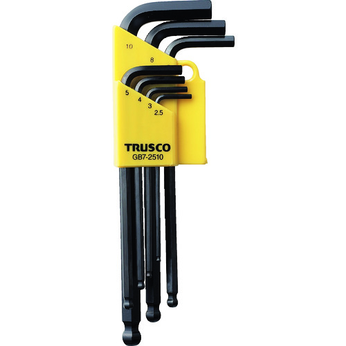 TRUSCO Ball Point Hexagonal Wrench Set