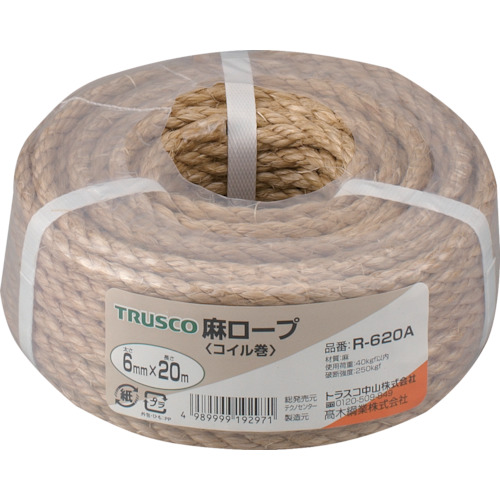 TRUSCO Hemp Rope（3 strand type）