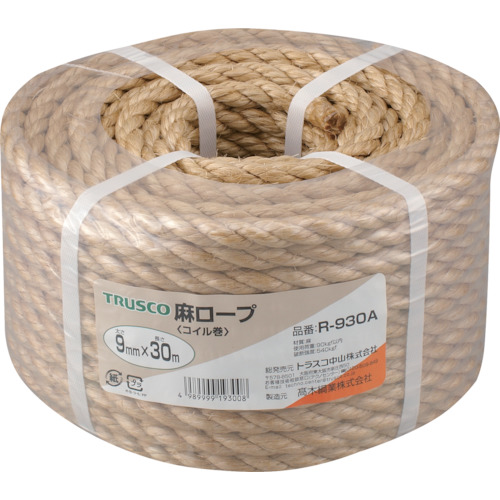 TRUSCO Hemp Rope（3 strand type）