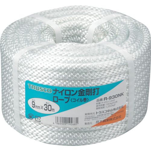 TRUSCO Nylon Rope（solid cord braided type）