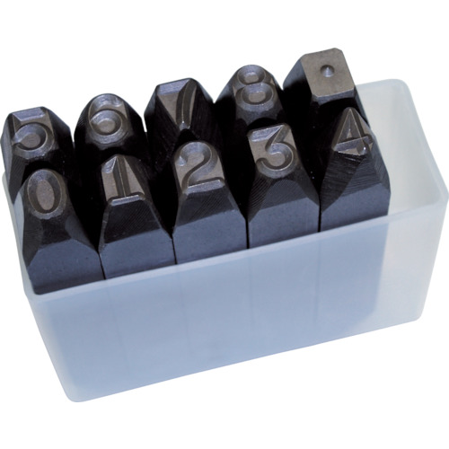 TRUSCO Numral Stamping Set