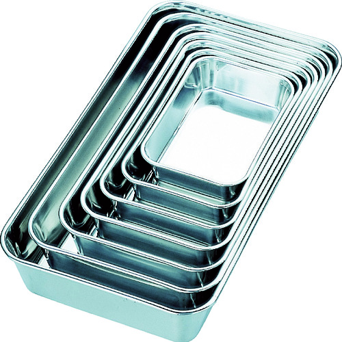 TRUSCO Long Stainless Steel Tray