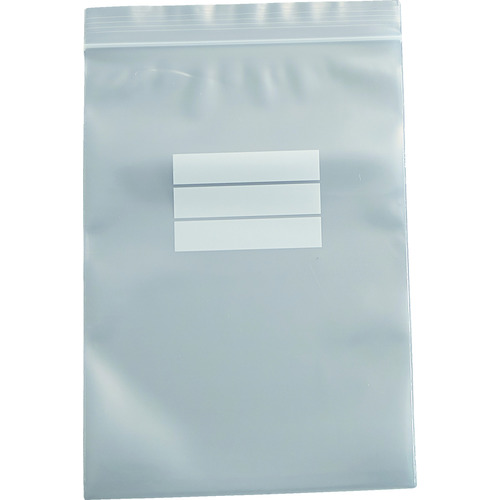 TRUSCO Plastic Bag with Zipper（thick type with white block）