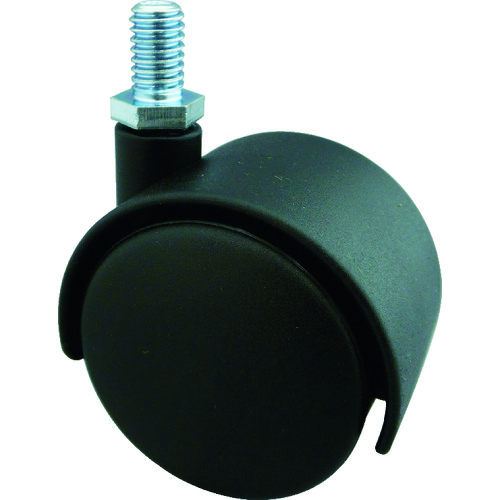 TRUSCO Threaded Type Double Wheel Caster（nylon wheel）