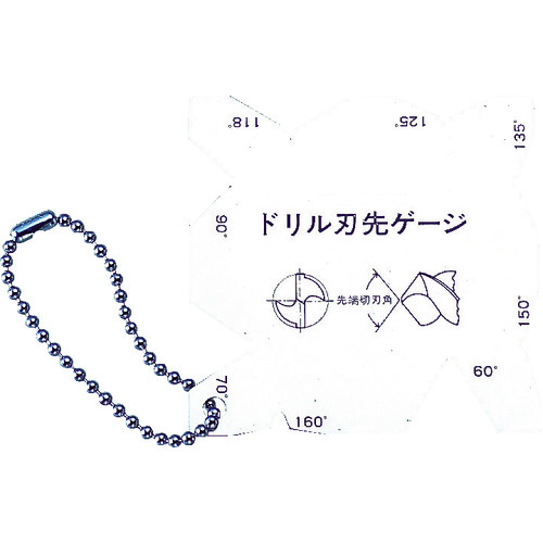 TRUSCO Drill Blade Tip Gauge