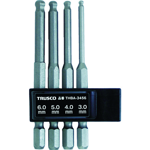 TRUSCO Ball Point Hexagon Bit（with magnet）
