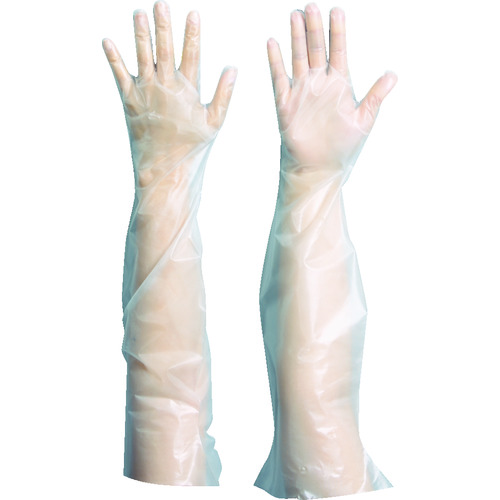 TRUSCO Disposable Pita Fit Long Gloves（including 100 gloves）