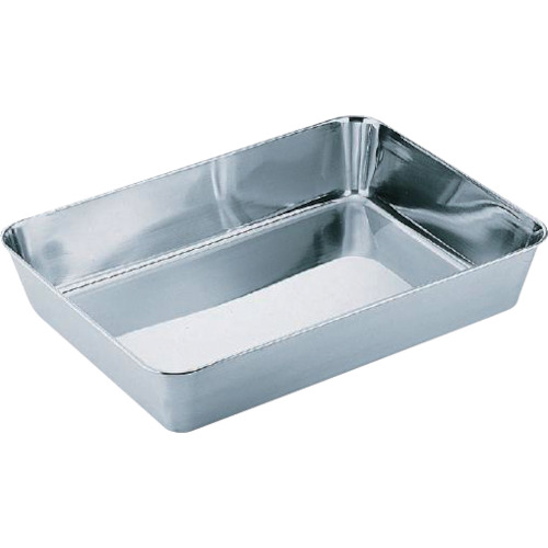 TRUSCO Rectangular Stainless Steel Tray