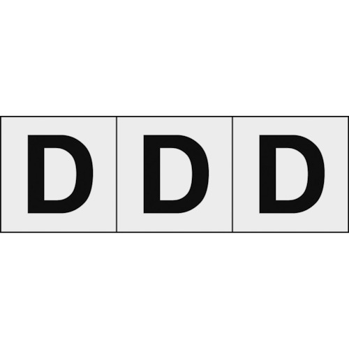 TRUSCO Alphabet Sticker（english characters, transparent）