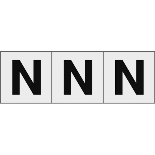 TRUSCO Alphabet Sticker（english characters, transparent）