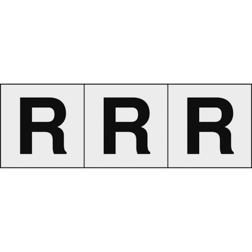TRUSCO Alphabet Sticker（english characters, transparent）