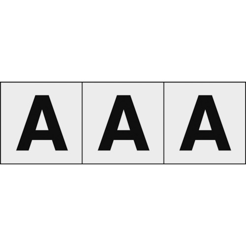 TRUSCO Alphabet Sticker（english characters, transparent）