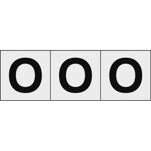 TRUSCO Alphabet Sticker（english characters, transparent）