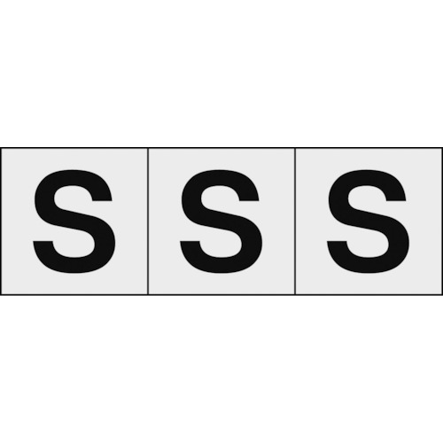 TRUSCO Alphabet Sticker（english characters, transparent）