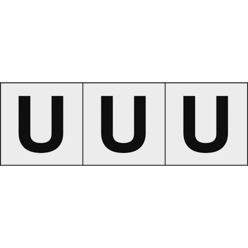TRUSCO Alphabet Sticker（english characters, transparent）