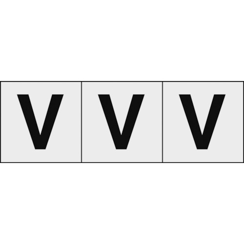 TRUSCO Alphabet Sticker（english characters, transparent）