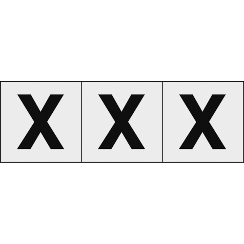 TRUSCO Alphabet Sticker（english characters, transparent）