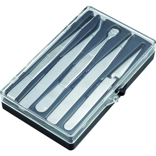 TRUSCO Stainless Steel Tweezers（set）
