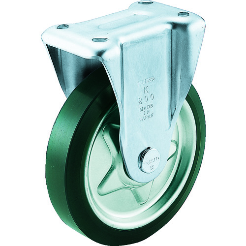 TRUSCO Plate Type Caster（pressed urethane wheel）