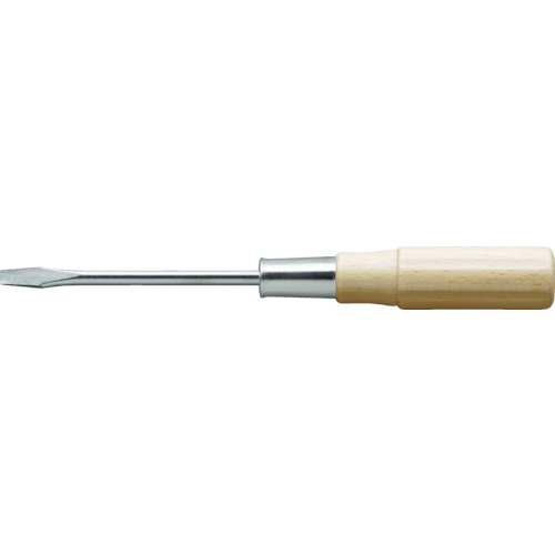 TRUSCO Wooden Handle Screwdriver