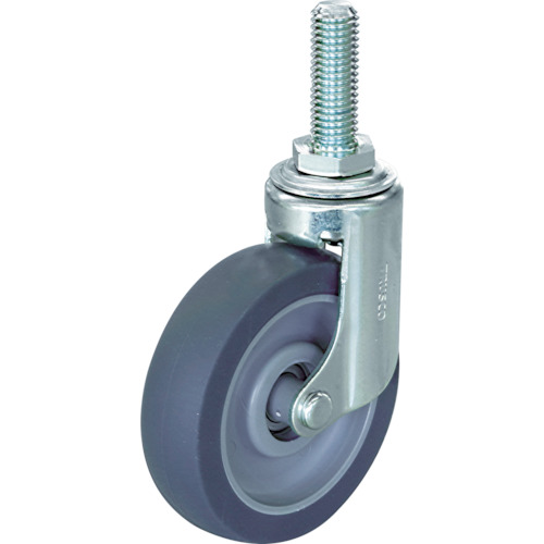 TRUSCO Threaded Type Noise Reduction Caster（elastomer wheel）