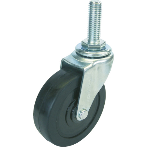 TRUSCO Threaded type Conductive Caster（rubber wheel）