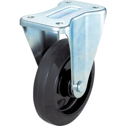 TRUSCO Plate Type Caster（nylon wheel rubber tire）