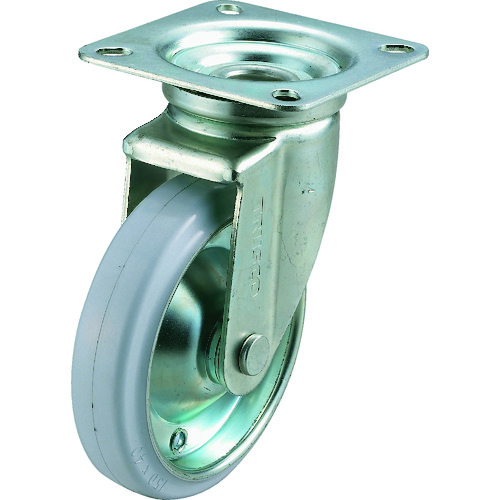 TRUSCO Oil Resistance Caster（pressed rubber wheel）