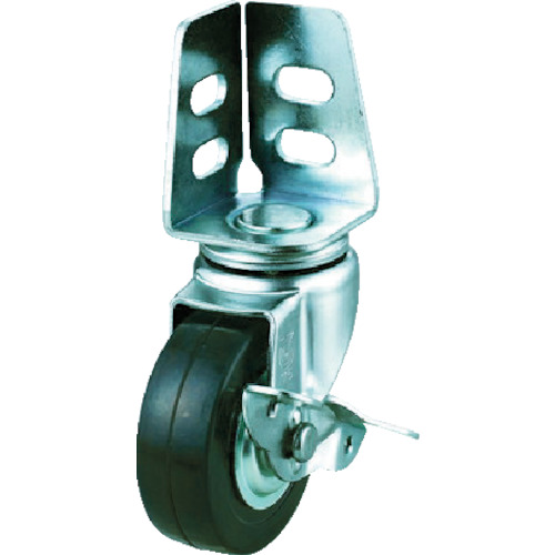 TRUSCO Angle Caster（rubber wheel）