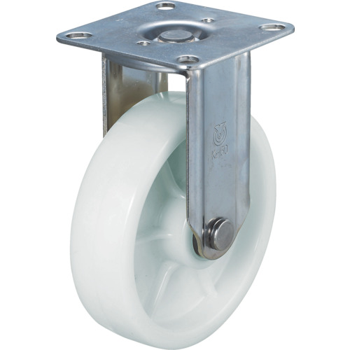 TRUSCO Plate Type Caster（nylon wheel/stainless steel metal fittings）