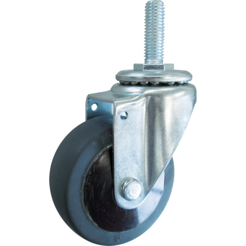 TRUSCO Threaded Type Noise Reduction Caster（elastomer wheel）