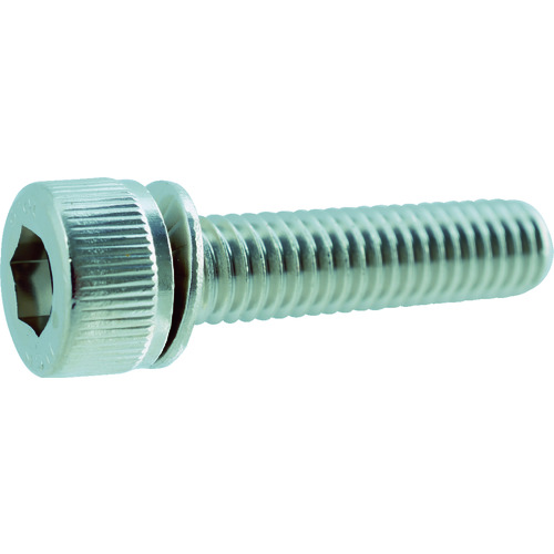 TRUSCO Hexagon Socket Head Cap Bolt with Serrated Conical Spring Washer