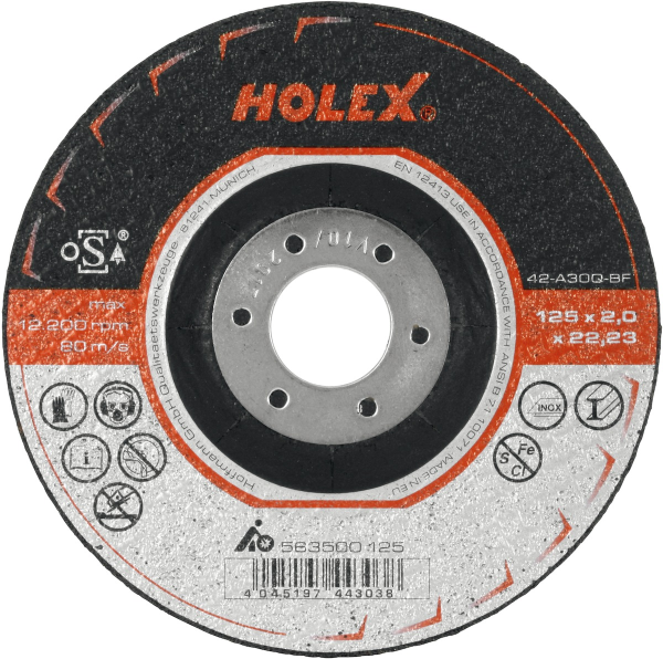 Cutting disc “2 in 1” 100 mm (1Pack/25pcs)#HOLEX