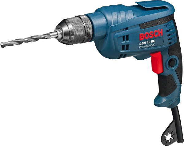 Single speed hand-held drill 10mm