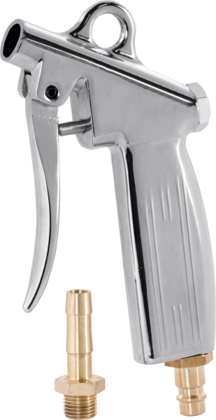 Blow gun silent nozzle